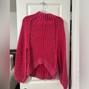 Free People Cable Knit Sweater